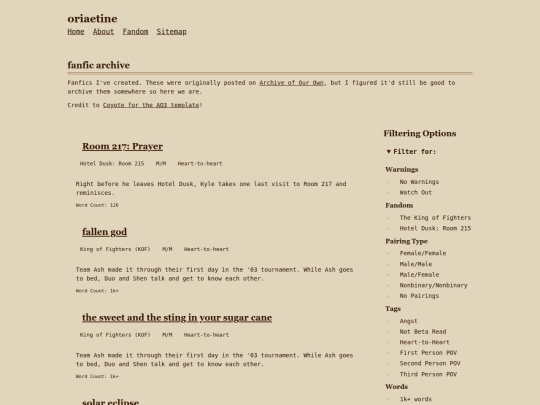 fanfics screenshot
