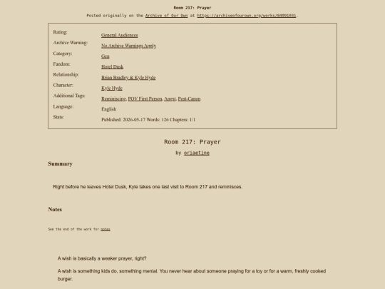 fics/Room_217_Prayer screenshot