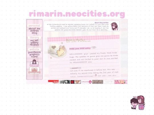 blog screenshot