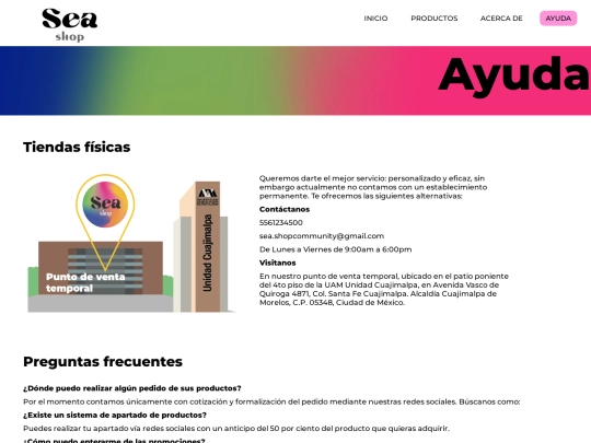 ayuda screenshot