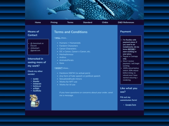 terms screenshot