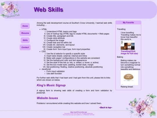 web_skills screenshot