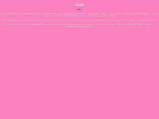 credits screenshot