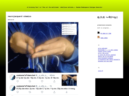 neurojacquardcosmico screenshot
