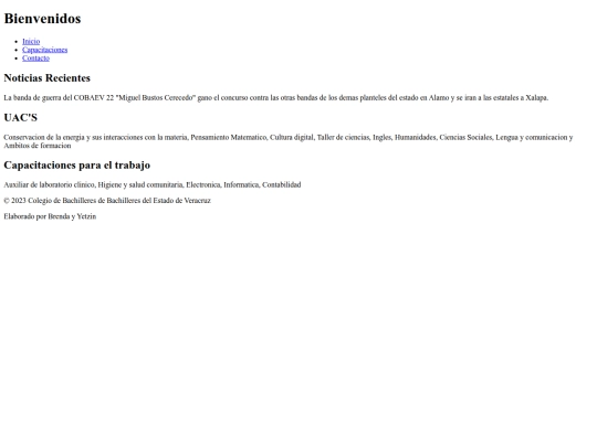 index screenshot
