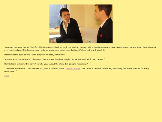 dressing/dennis screenshot
