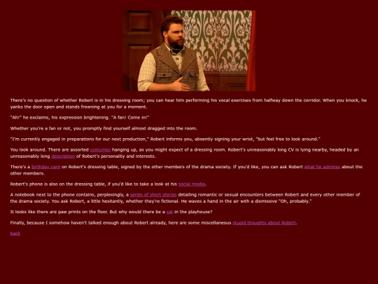 dressing/robert screenshot