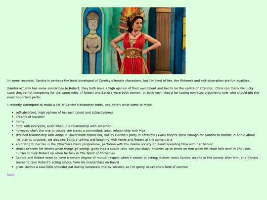 dressing/sandra/profile screenshot