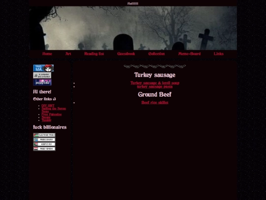 recipies screenshot