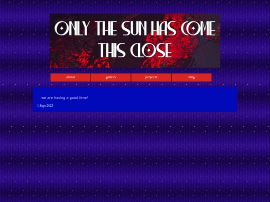 blog/home screenshot