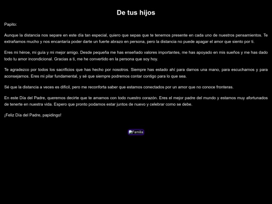 Feliz Dia/hija screenshot