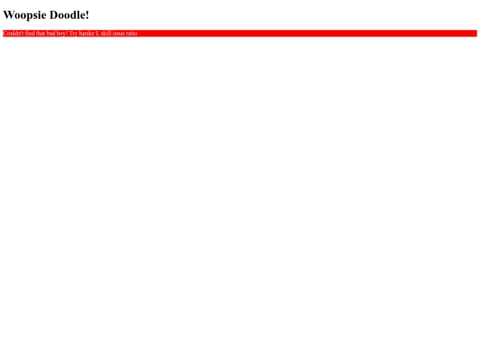 not_found screenshot