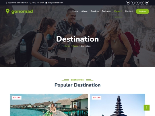 destination screenshot