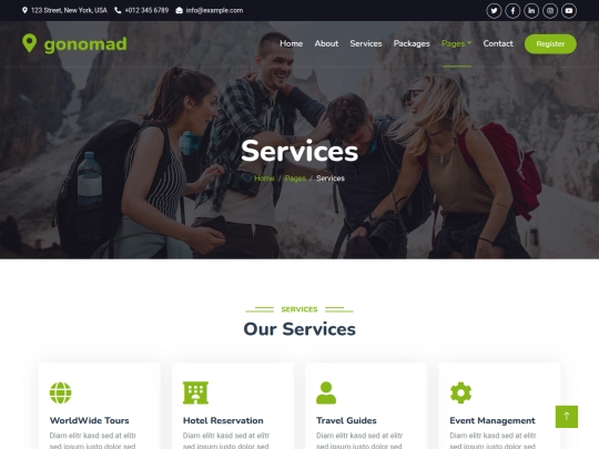 service screenshot