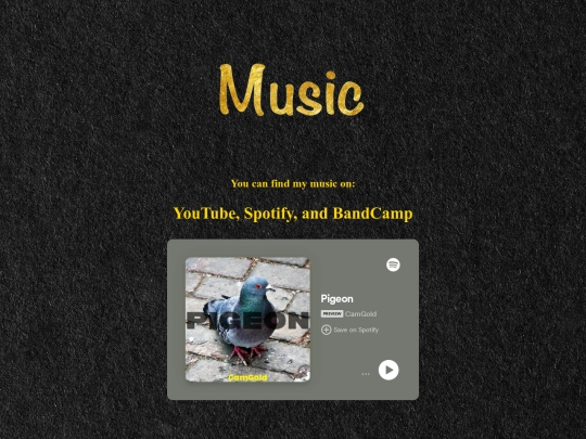 Music screenshot