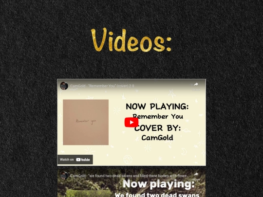 Videos screenshot