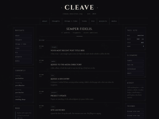 index screenshot