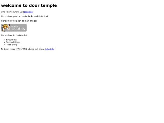 index screenshot