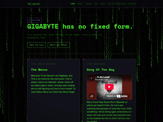 index screenshot