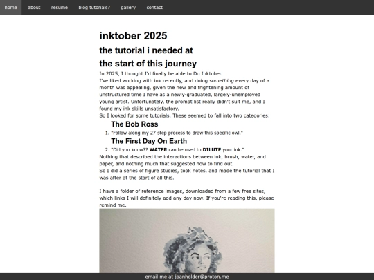 blog screenshot