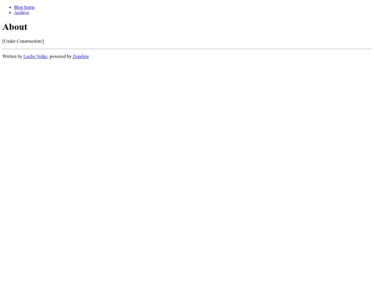 blog/about screenshot