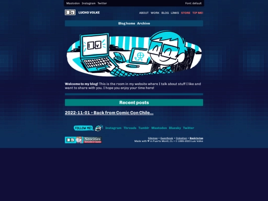 blog screenshot