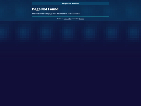 blog/not_found screenshot