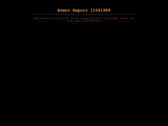 vault/incidents/event_report_11041989 screenshot