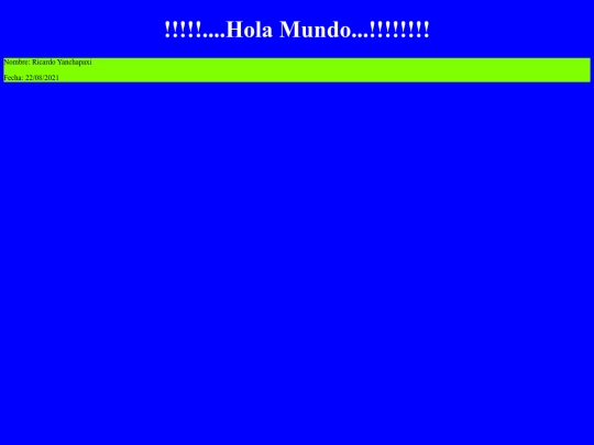 Deber 1 - Hola Mundo/HolaMundo/holaMundo screenshot