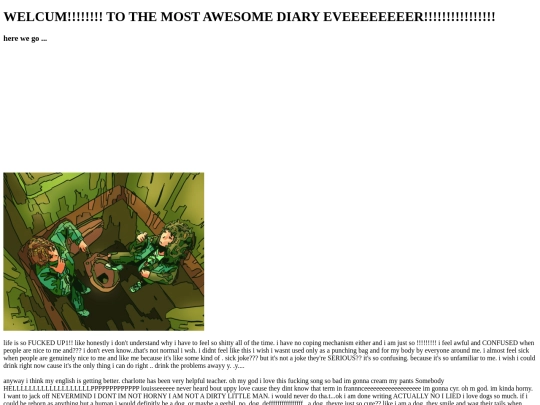 diary screenshot