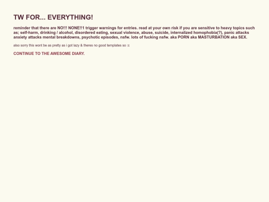 warning screenshot