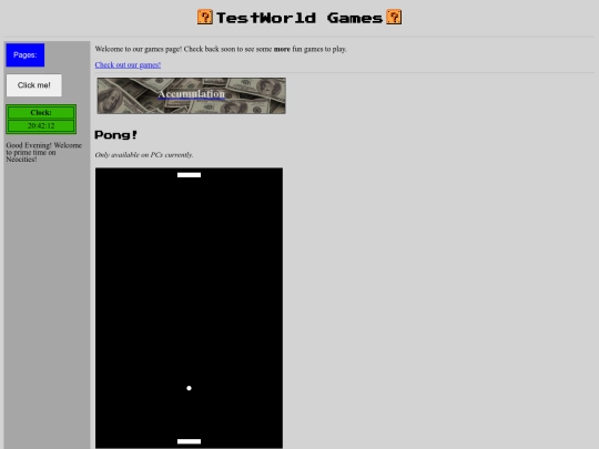 games screenshot