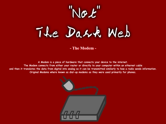 Modem screenshot