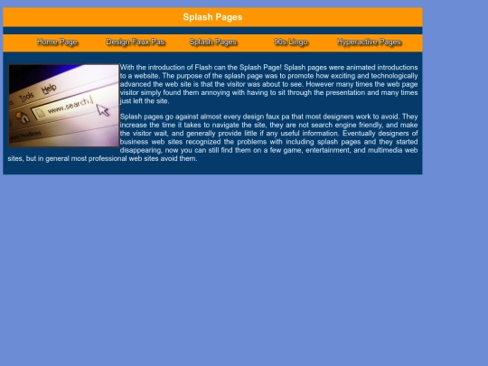 unit 3/lesson 6/Lab 6-3/splashpages screenshot
