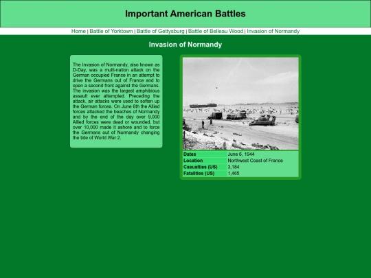 unit 3/lesson 8/Lab 8-3/normandy screenshot