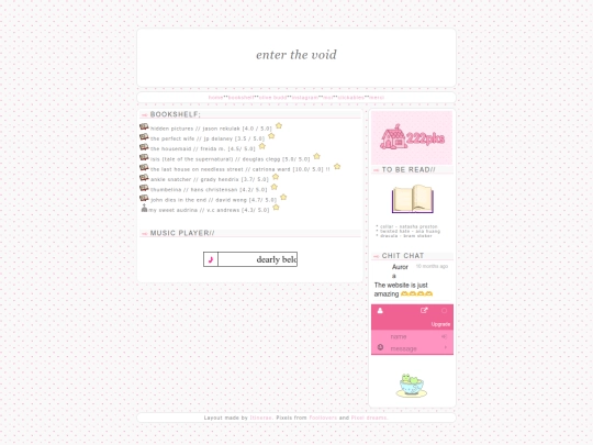 readingblog screenshot