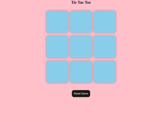 tic-tac-toe screenshot