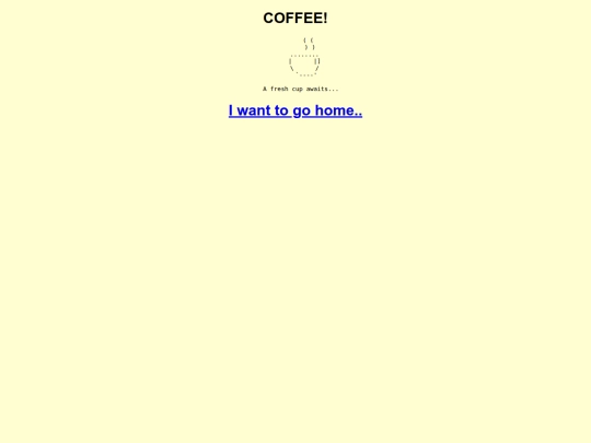coffee screenshot