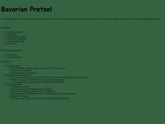 bavarianpretzel screenshot
