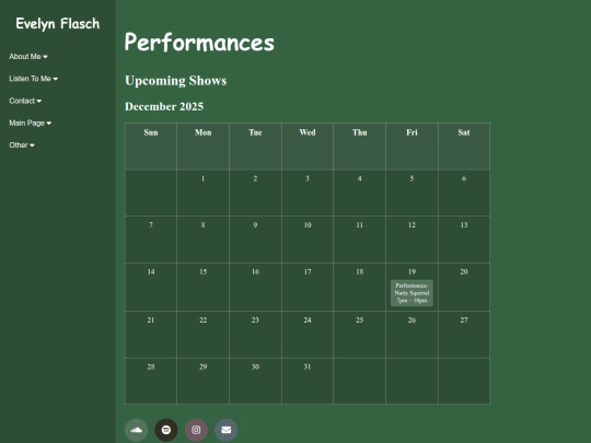 performances screenshot