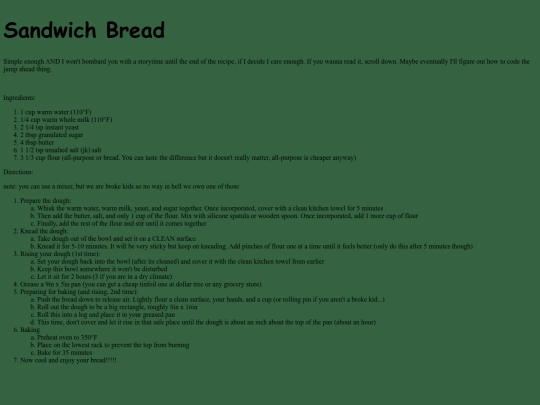 sandwichbread screenshot