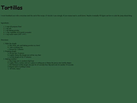 tortillas screenshot