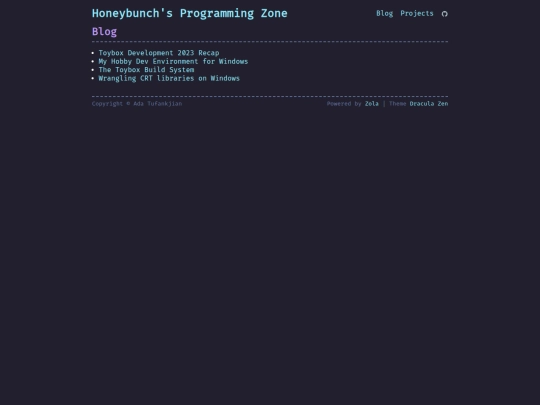 blog screenshot
