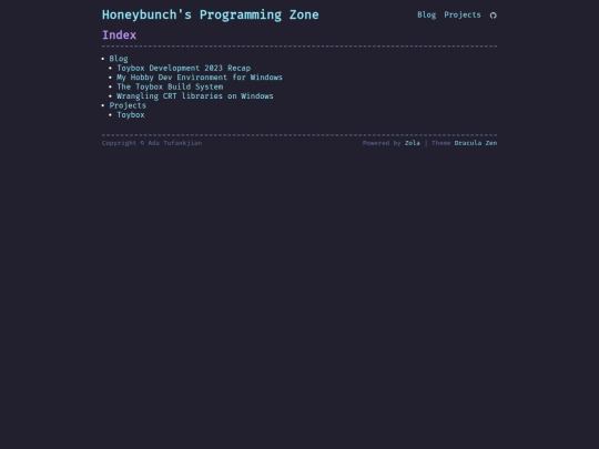 index screenshot