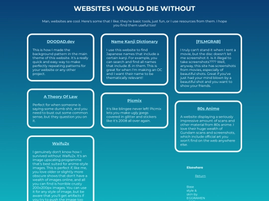 websites screenshot