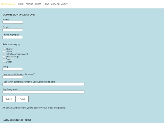 order screenshot