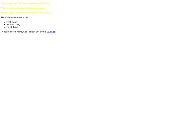 index screenshot