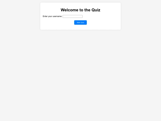 quiz screenshot