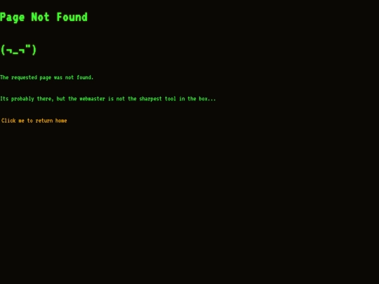 not_found screenshot