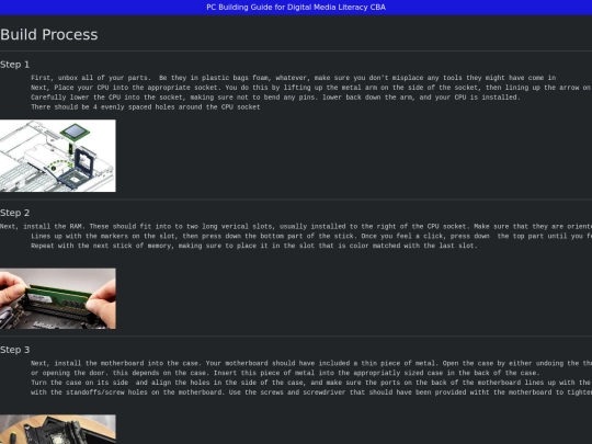 build-process screenshot
